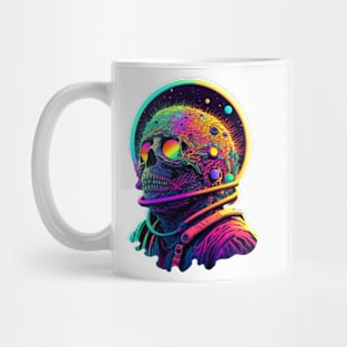 Colorful Space Skull Mug